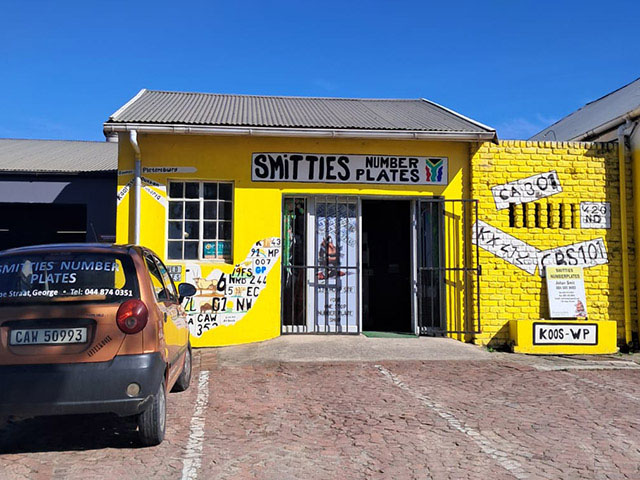 Smitties Number Plates George