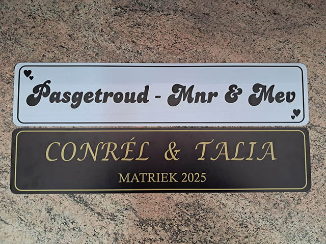 Smitties Number Plates 6